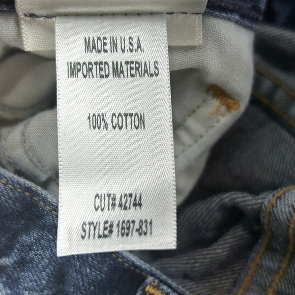 Citizen of Humanity Liya Jeans Women 31 High Rise Classi Fit Crop Blue Denim USA - Picture 13 of 15